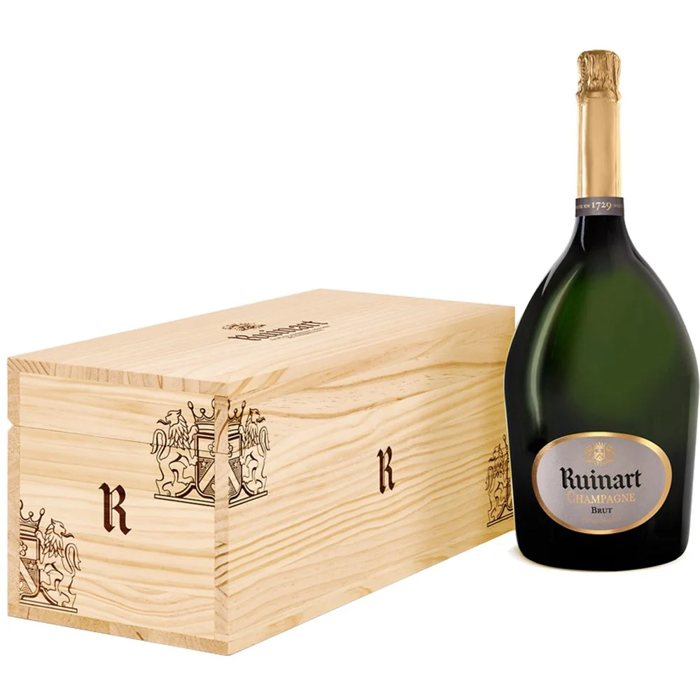 Champagne Brut "R de Ruinart" Jéroboam - Ruinart (cassetta di legno) - Image 2