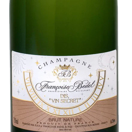 Champagne Extra Brut Cuvée "Dis, Vin Secret" - Françoise Bedel et Fils - Image 2