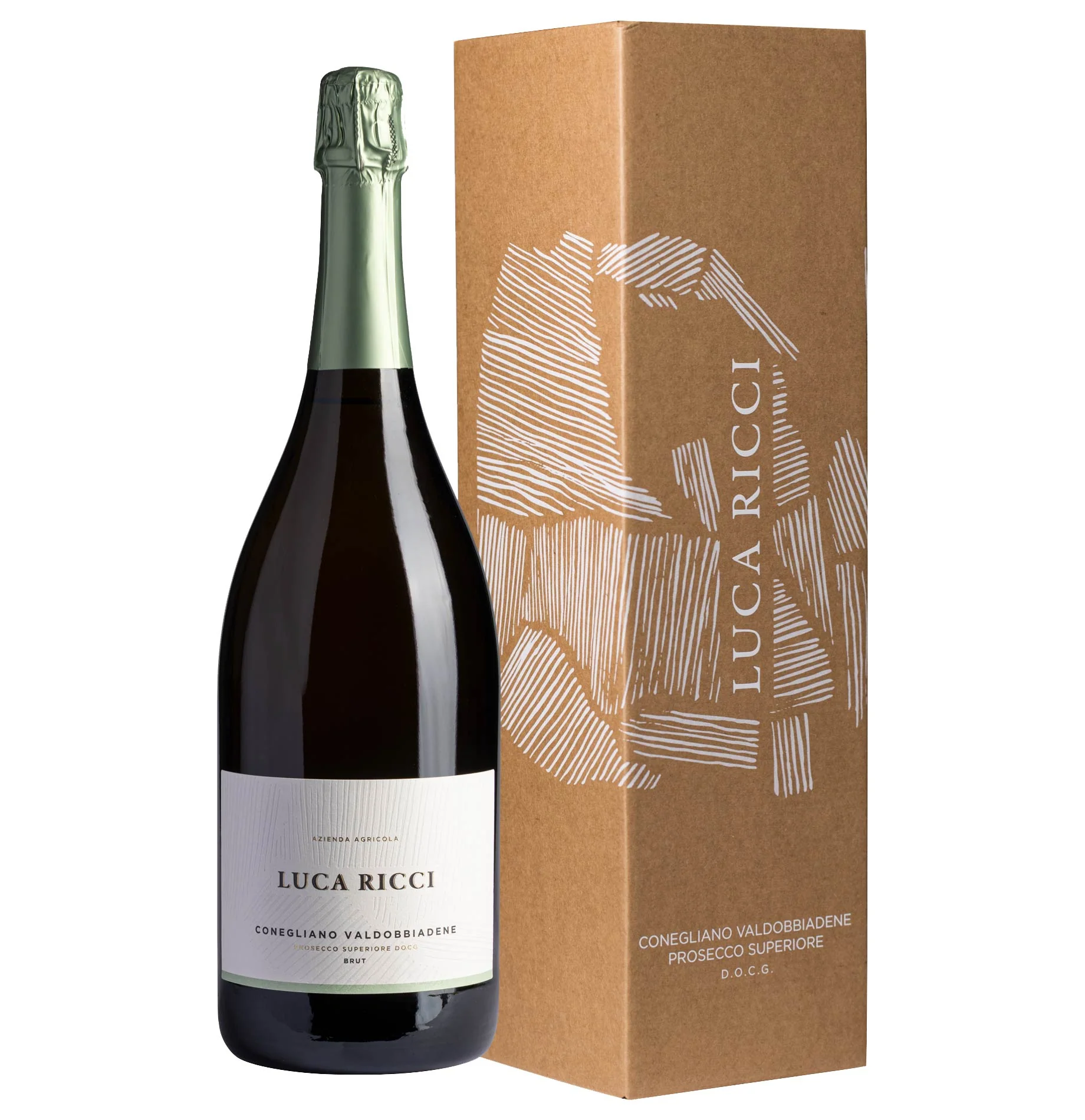 Conegliano Valdobbiadene Prosecco Superiore DOCG Brut Magnum - Luca Ricci (astuccio)
