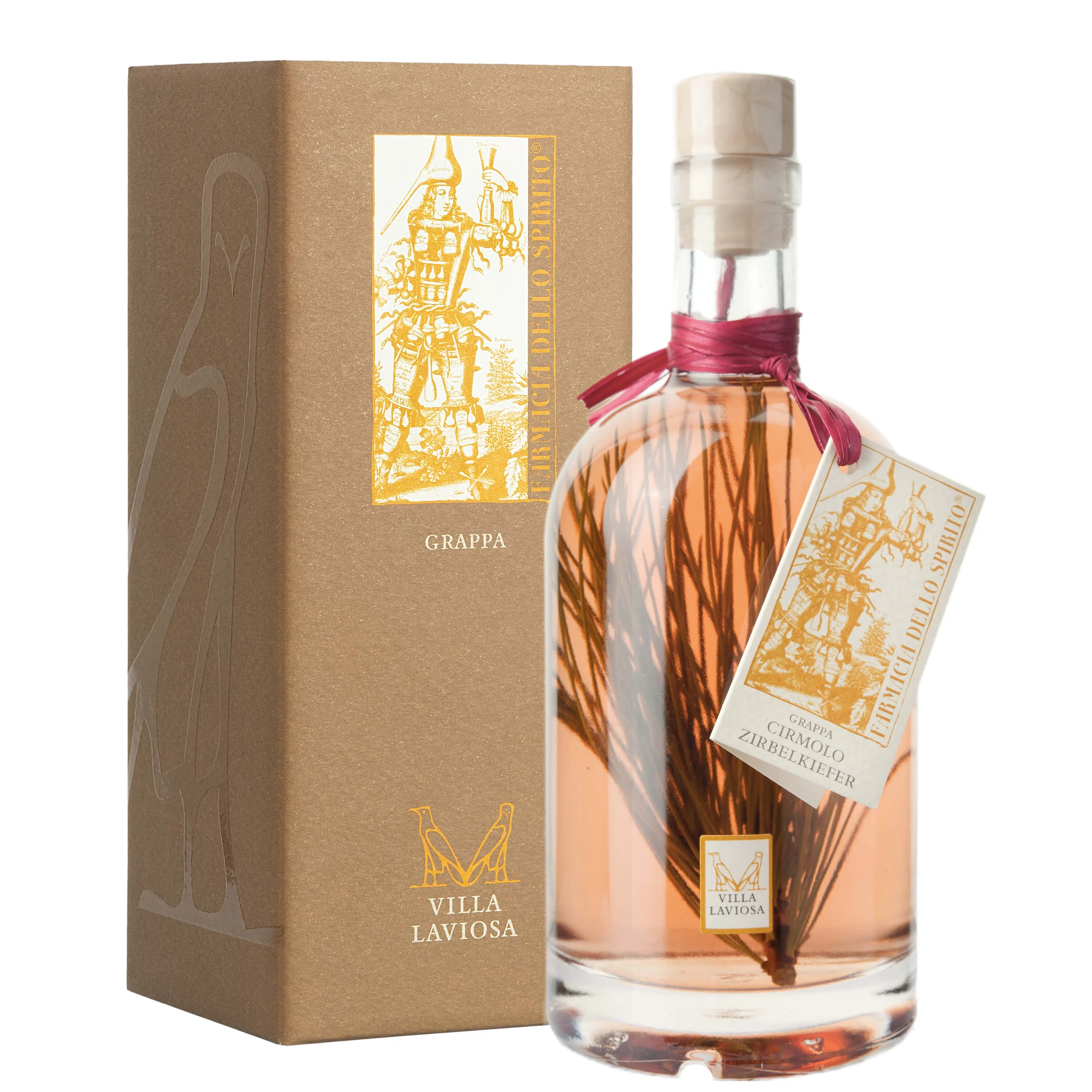 Grappa "Farmacia dello Spirito - Cirmolo" - Villa Laviosa (0.5l - astuccio)