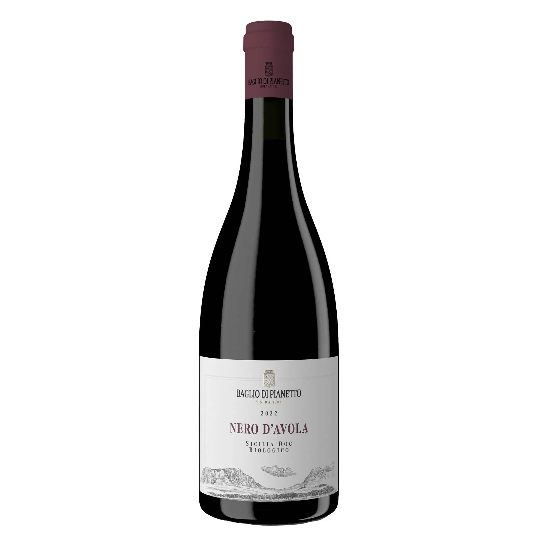 Sicilia Rosso DOC "Nero d'Avola in Purezza" 2024 - Baglio di Pianetto